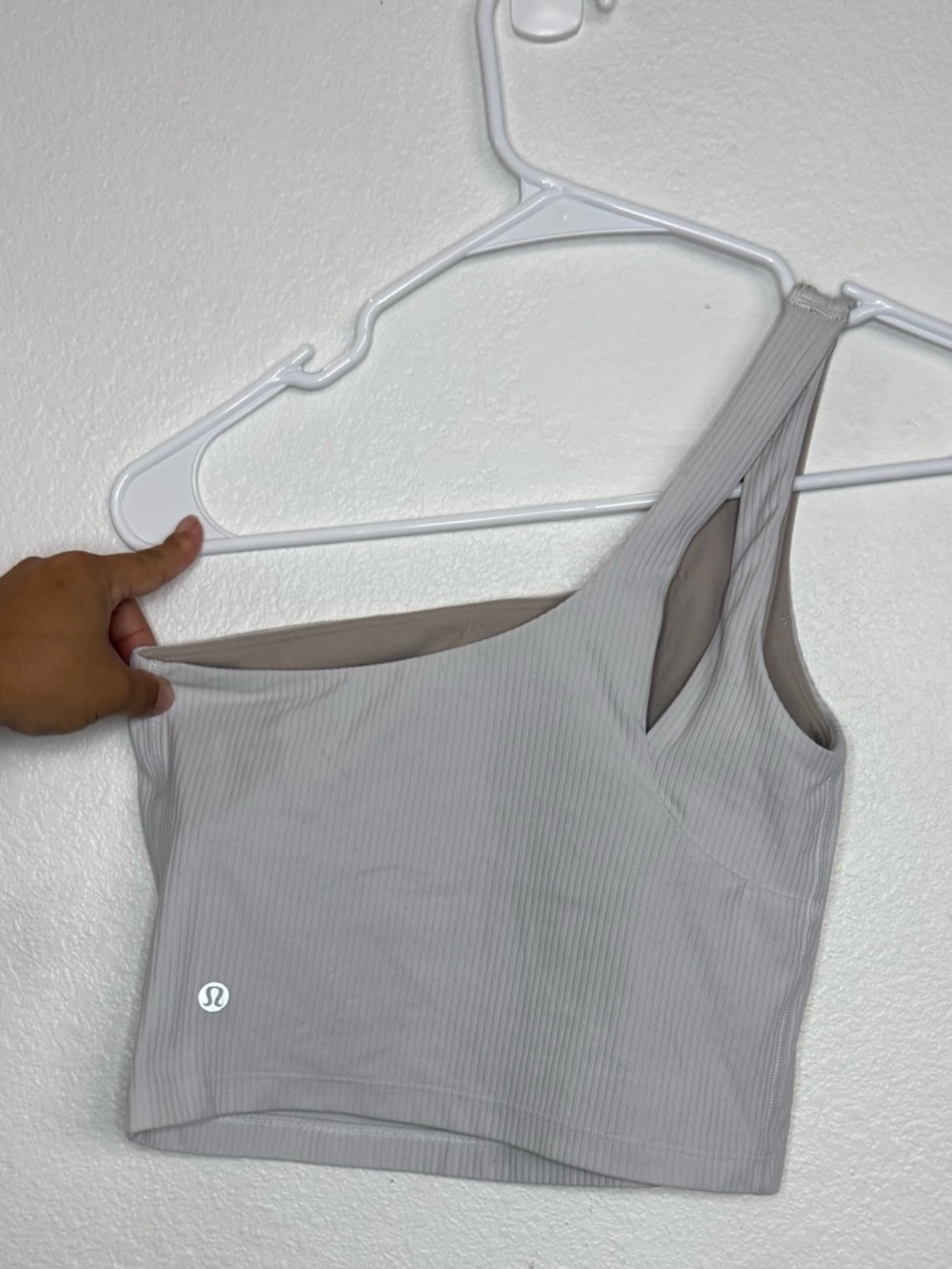 Lululemon Ribbed Nulu Asymmetrical Yoga Tank Top
Bone - Picture 2 of 3